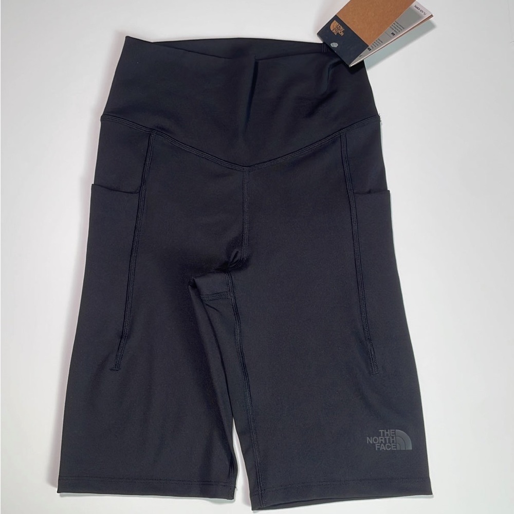 The North Face Black long pocket biker short NWT woman’s SzS